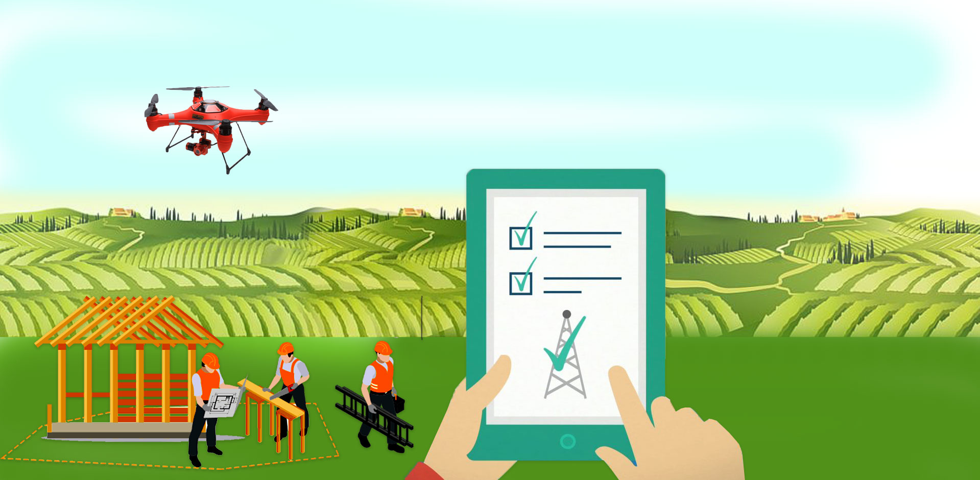 Simplified Fieldwork with AI and Drones.